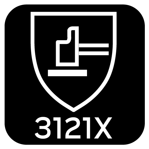 Rękawice robocze, poliester pokryty lateksem (crincle),3121X, rozmiar 7