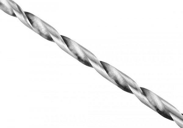 Wiertła do metalu HSS, DIN 340, przedłużane, 5 mm (5 szt.)