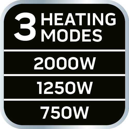 Grzejnik konwektorowy z termostatem 2000W turbo