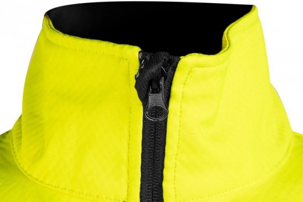 Kurtka robocza ostrzegawcza Softshell, żółta, rozmiar S