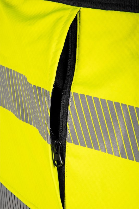 Kurtka robocza ostrzegawcza Softshell, żółta, rozmiar XL