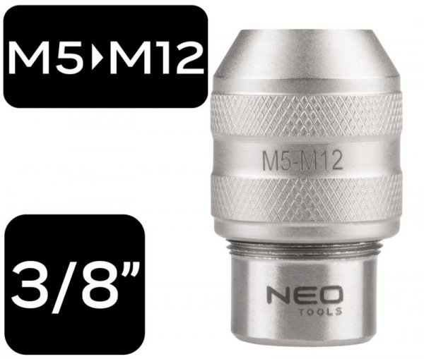 Adapter do gwintowników, 3/8&quot;DR M5-M12
