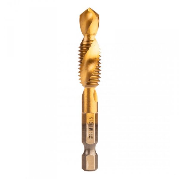 Wiertło gwintujące HSS TiN, M10x1,5 mm, Hex