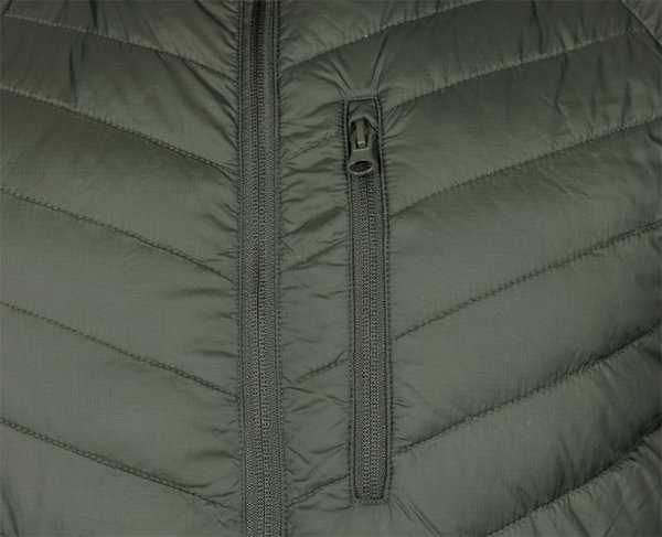 Kurtka Mix&Match, pikowana, puchowa, lekka, oliwkowo-czarna, rozmiar XXL