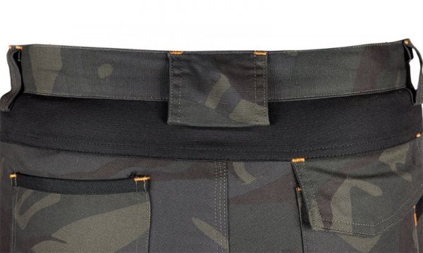 Spodnie robocze Mix&Match, Canvas, wzmocnienia z Cordury, zielone moro, rozmiar S