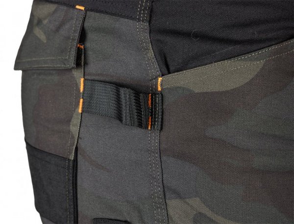 Spodnie robocze Mix&Match, Canvas, wzmocnienia z Cordury, zielone moro, rozmiar XXL