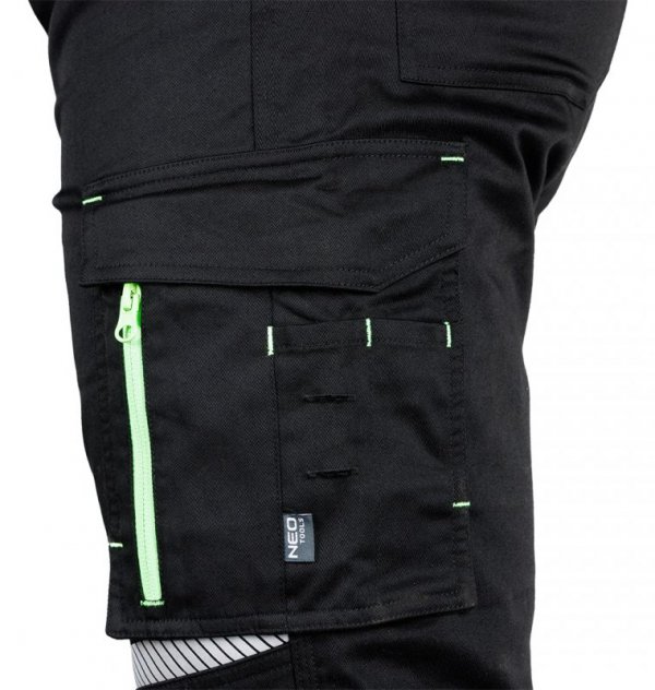 Spodnie robocze Mix&Match, czarne, rozmiar XXXL