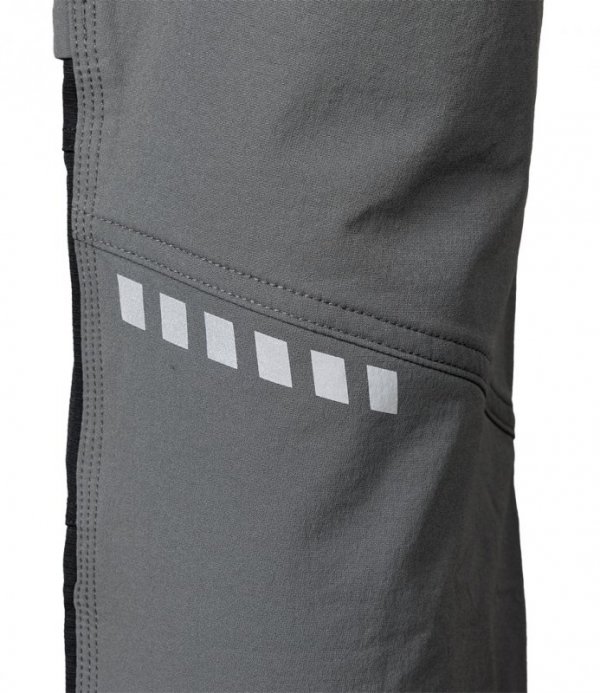 Spodnie robocze Mix&Match, 4 way stretch, z kaburami, Cordura, szaro-czarne, rozmiar M