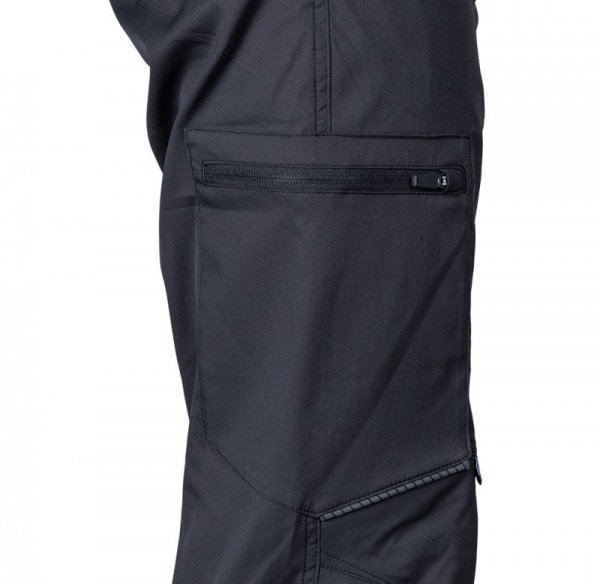 Spodnie robocze Mix&Match, stretch, czarne, rozmiar XXL