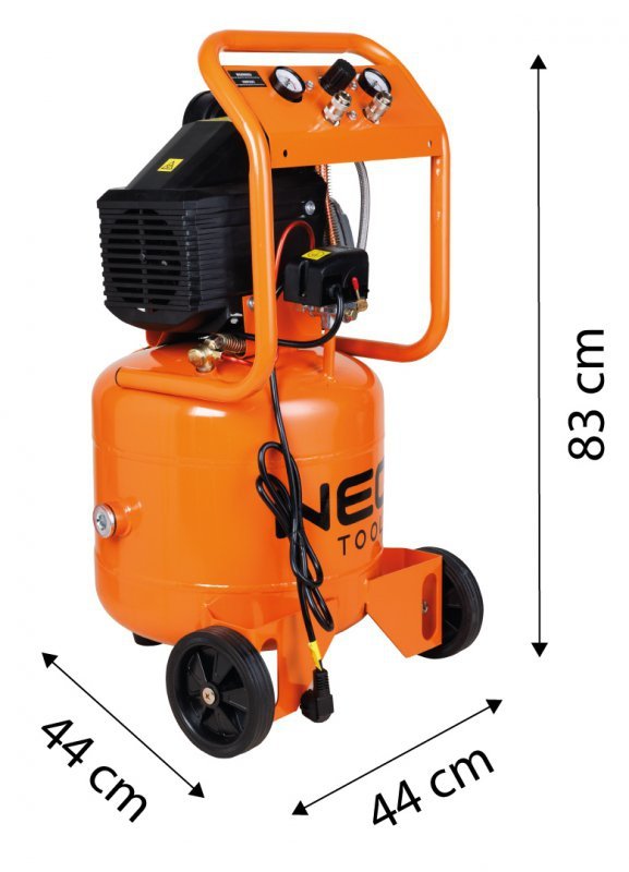 Kompresor olejowy pionowy 40l, 230V