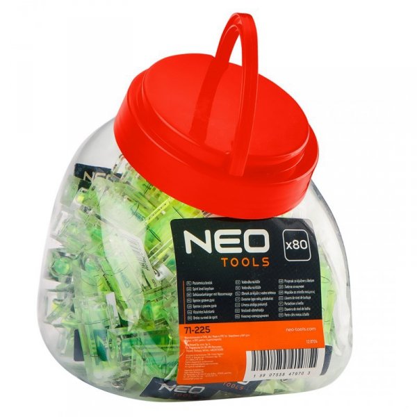 Poziomnica brelok NEO, wielokrotność 80 szt.