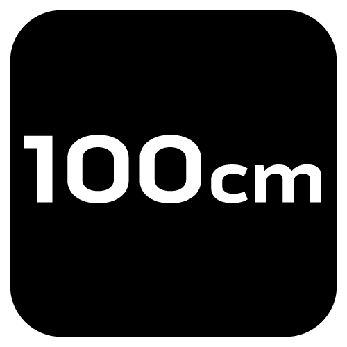 Poziomnica aluminiowa S 400, 3 libelle, 2 uchwyty, 100 cm