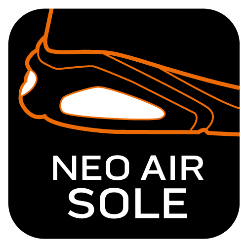 Półbuty robocze S1 SR Neo Air, stalowy podnosek, pomarańczowe, rozmiar 42