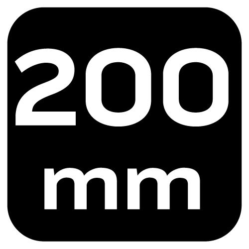 Szczypce wydłużone proste 200 mm