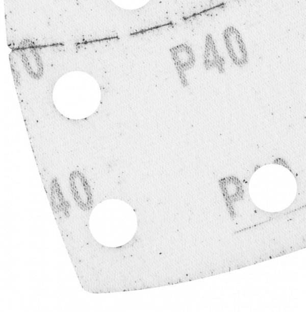 Papiery ścierne na rzep, żelazko 102 x 152 mm, P40, 5 szt., z 11 otworami (3 szt.)
