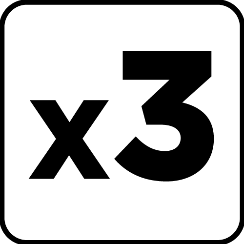 Pasy bezkońcowe 75 x 457 mm, P80, 3 szt.