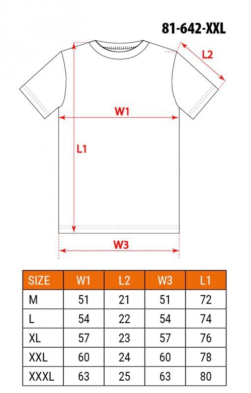 T-shirt z nadrukiem, MA SIĘ DA, rozmiar XXL