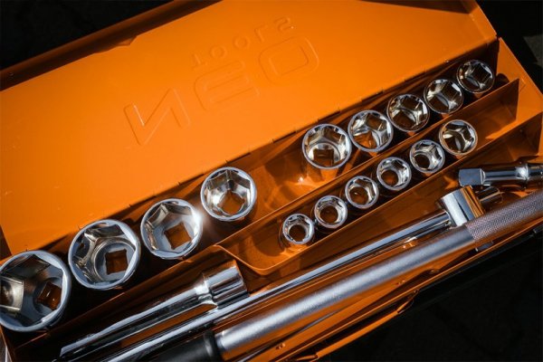 Klucze nasadowe 3/4&quot;, zestaw 21 szt.