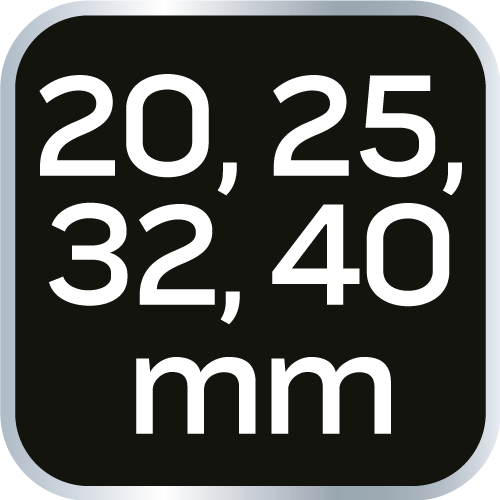 Zgrzewarka do rur z tworzyw sztucznych 650W, 4 tuleje