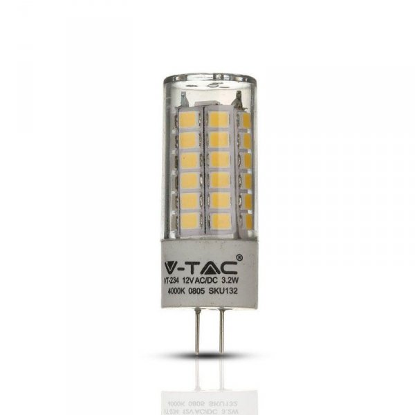 Żarówka LED V-TAC SAMSUNG CHIP 3.2W G4 12V VT-234 6400K 385lm 5 Lat Gwarancji