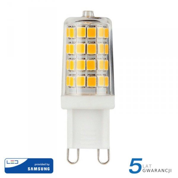 Żarówka LED V-TAC SAMSUNG CHIP 3W G9 VT-204 6400K 300lm 5 Lat Gwarancji