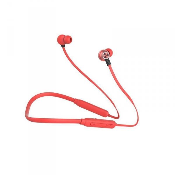 Sportowy Zestaw Słuchawkowy Bluetooth V-TAC 500mAh Czerwony V-TAC VT-6166