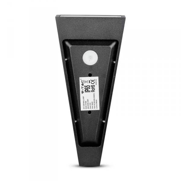 Kinkiet Ścienny V-TAC 6W LED Czarny IP65 VT-826 3000K 660lm 2 Lata Gwarancji