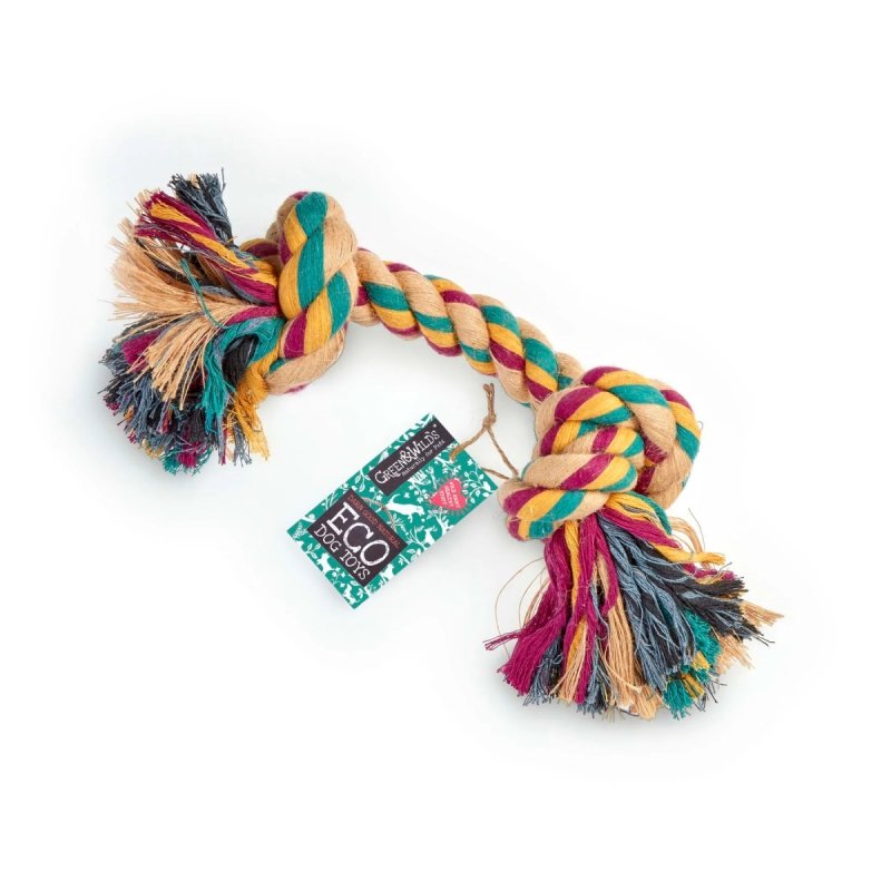 GREEN &amp; WILD'S Big Rope 2 Knot zabawka ekologiczna