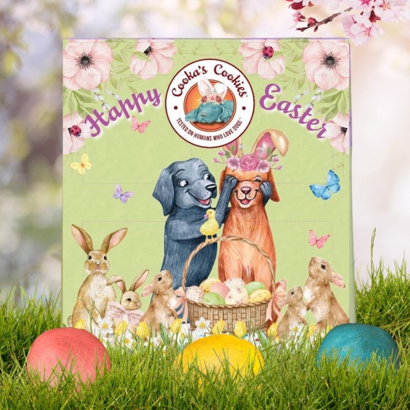 Cooka's Cookies EASTER EGG HUNT – wielkanocny kalendarz dla psa 35 g