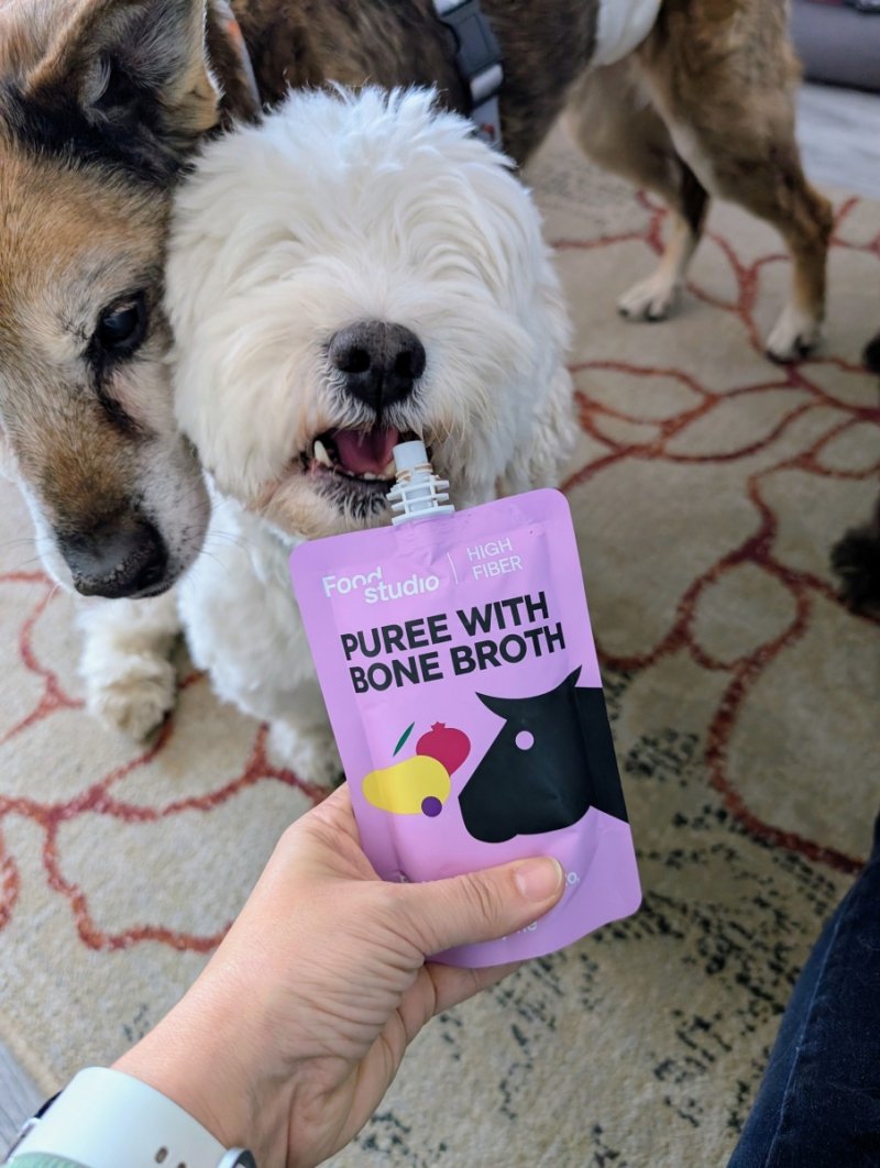 Food Studio Chefs PUREE dla psów WARZYWNO-OWOCOWE z marchewką, batatem, jabłkiem, żurawiną i tymiankiem 150ml