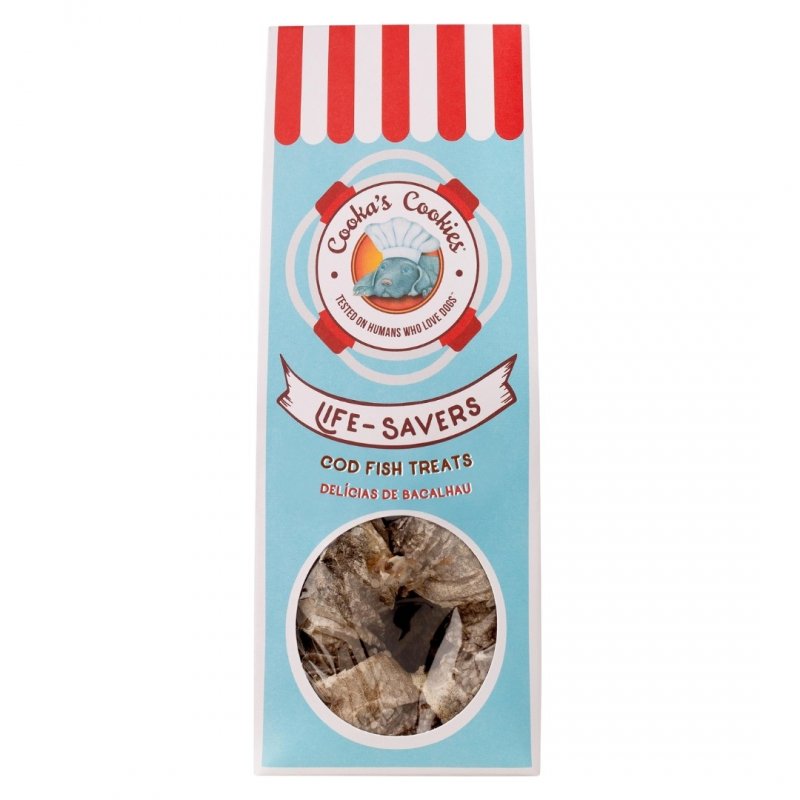 NOWY SKŁAD! Cooka’s Cookies LIFE SAVER Przysmaki z dorsza 70g