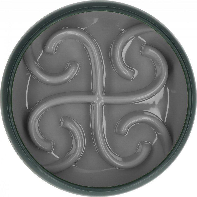 Eat Slow Live Longer TUMBLE FEEDER miska spowalniająca szara