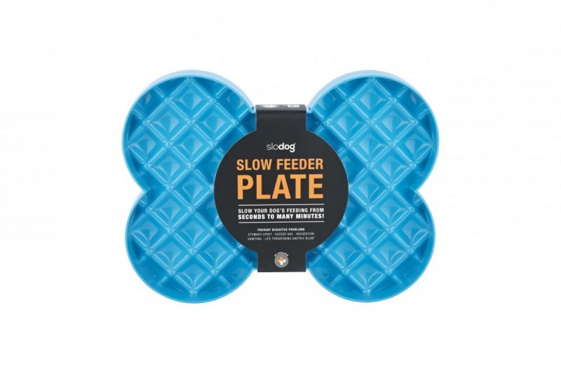 Miska spowalniająca jedzenie SLODOG® turkusowa