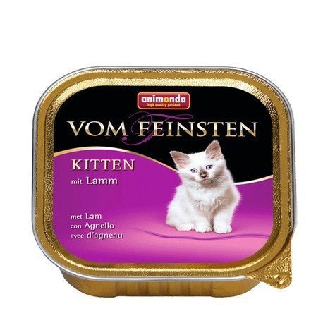 ANIMONDA Vom Feinsten Kitten szalka z jagnięciną 100g