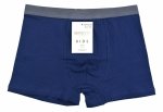 Chłopięce bokserki Aura.Via KIDS granatowe–bawełna 95%, rozmiar 10-11 lat