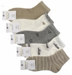 Aura.Via skarpetki damskie–5 par z romantycznym wzorem Love 35-38