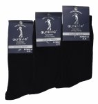 Męskie skarpety THERMO–czarny 3-pak z 90% bawełny 43-46