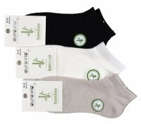 3 pary stopek bambusowych damskich z ażurowym wzorem misia 38-41 