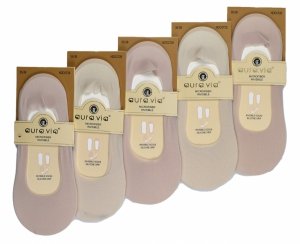 Zestaw 5 par pastelowych mikrostopek–niewidoczny komfort 35-38 Idealne do balerinek