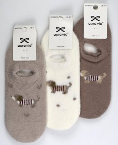 Zimowe stopki damskie z pieskiem-trzy puchate i cieplutkie pary 35-38