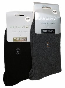 Skarpety Bawełniane Thermo Aura.via FV265 - Ochrona Przed Chłodem 39-42
