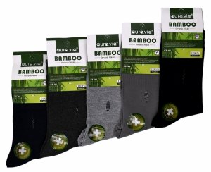 Skarpety bambusowe Aura.Via z delikatnym wzorem – komfort i styl 43-46