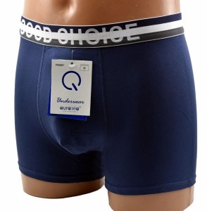 Aura.Via – granatowe bokserki GOOD CHOICE dla nowoczesnego mężczyzny, rozmiar M