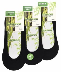 Stopki REHE Bamboo–przewiewne, wygodne i antybakteryjne.3 pary w roz.35-39.