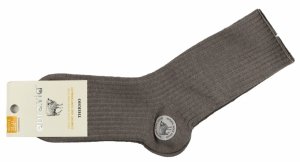 Grube skarpety damskie z wełną alpaki, prążkowane–idealne na zimę 35-38