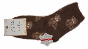 Skarpety misie thermo zimowe 35-38 AuraVia Skarpetki ciepły miś.