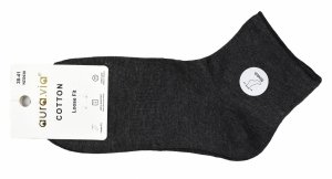 Ciemnoszare skarpetki bawełniane Aura.Via Loose Fit – unisex 35-38