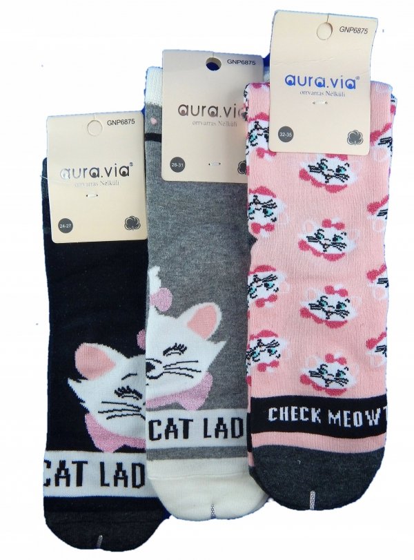 Błyszczące kotki zestaw 3 par roz 28-31 Aura.via