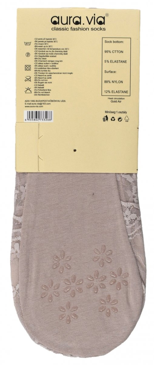 Eleganckie mikrostopki koronkowe – idealne do balerin, rozmiar 38-41 
