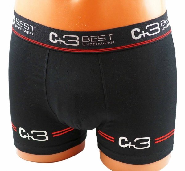 Bawełniane bokserki męskie, jakość firmy C+3 w rozmiarze M